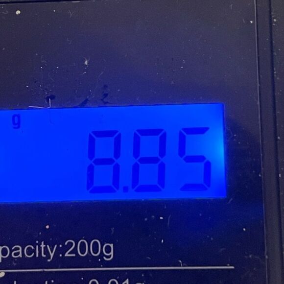 8” Vintage 1980s stackable stretch bracelet with 52 clear beads - Picture 5 of 5